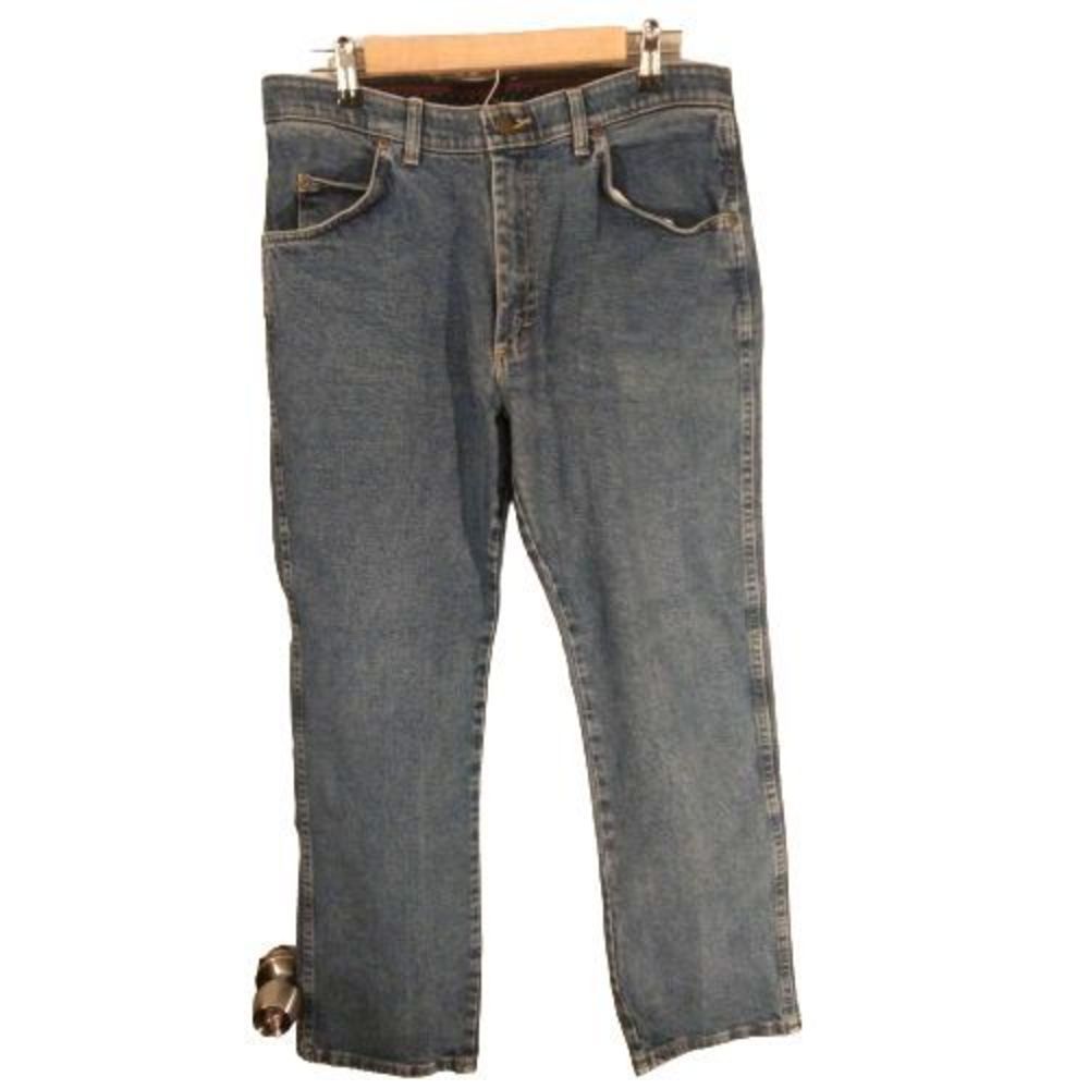 Wrangler Comfort Fit Denim Jeans Blue Men's Size‎ 34